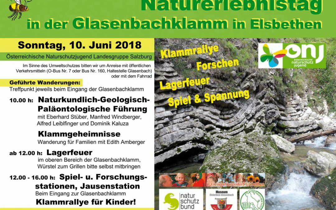 Naturerlebnistag in der Glasenbachklamm