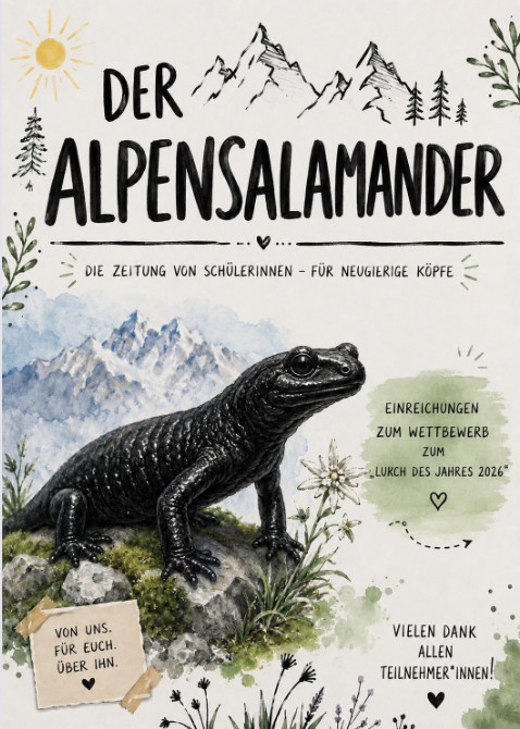 Alpen-News: Salamander im Rampenlicht