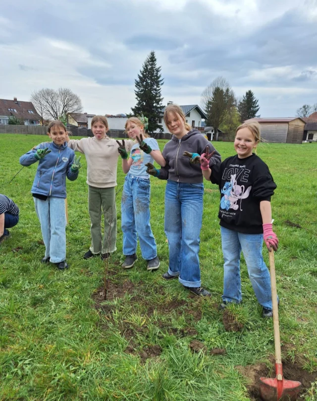 Letzten Freitag waren Verena und David vom Umweltbildungsteam in der MS Gleinstätten zu Besuch, um einen Workshop im Rahmen des Klimaschulenprojektes durchzuführen👏 Dabei haben die Kids eine Wildobsthecke sowie eine Blühfläche auf ihrem Schulhof angelegt 🌻🌺🌱
📸: Verena Wöhry
.
.
.
#naturschutzjugend #oenjstmk #schulworkshop #msgleinstätten #wildobsthecke #blühfläche #schulhof